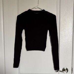 Black Long Sleeve Women's Top